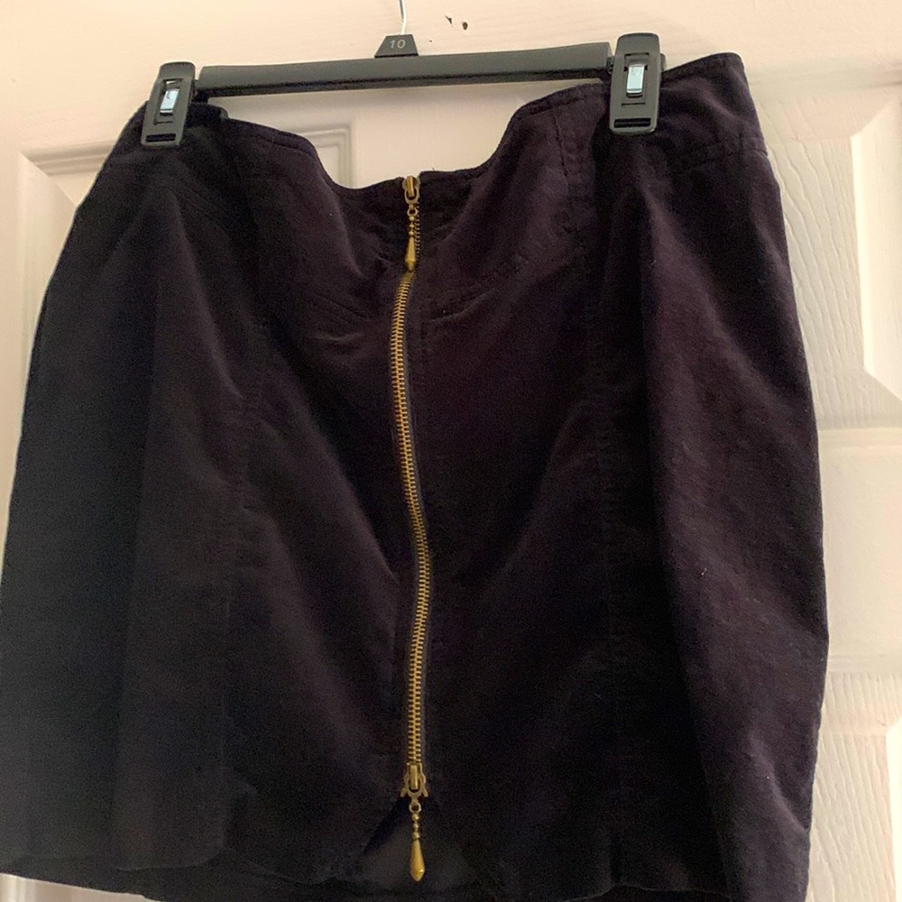 Velvet beautiful miniskirts size 14